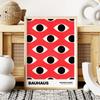 Bauhaus Eyes Pattern Poster