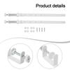Adjustable Pegboard Brackets Set of 2 Convenient Desktop Fixing Solution