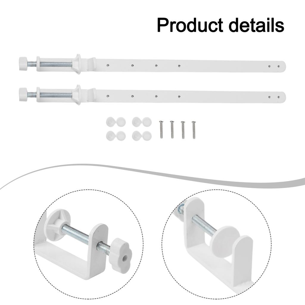 Adjustable Pegboard Brackets Set of 2 Convenient Desktop Fixing Solution