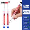 20mm 1-100 Stück Wasserdichter Tieflochmarker Stifte mit langem Kopf für Holzbearbeitung für Metall Tischler Weiße/Schwarze/Rote/Blaue/Grüne Tinte