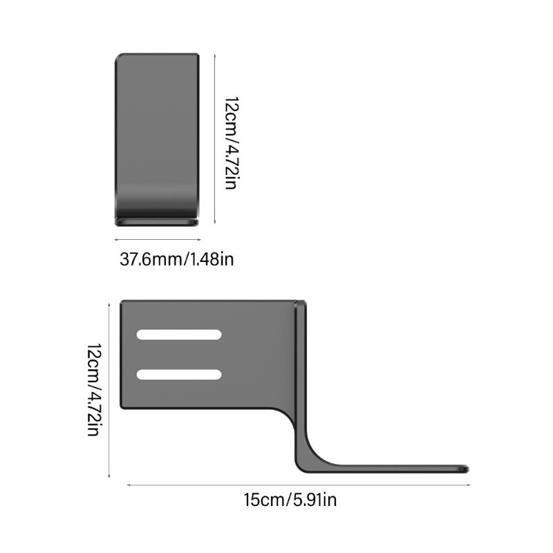 X4 Kamera Montajı için Kamera Soğuk Ayakkabı Uzatma Braketi Mikrofonları Bağlayın LED Panel 1/4" Tripod Montaj Uzatıcıları