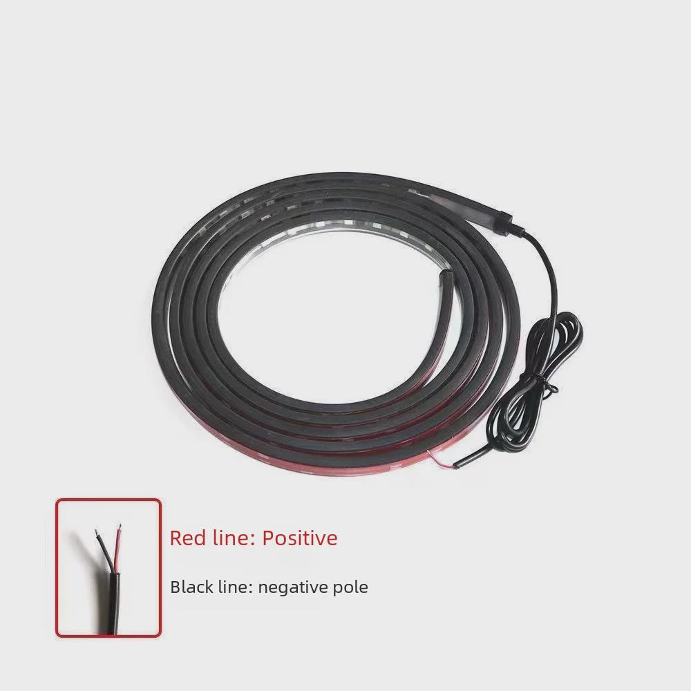 24V Truck Sun Visor Marquee Light Bar - Decorative Center Grid Streamer and Warning Atmosphere Light