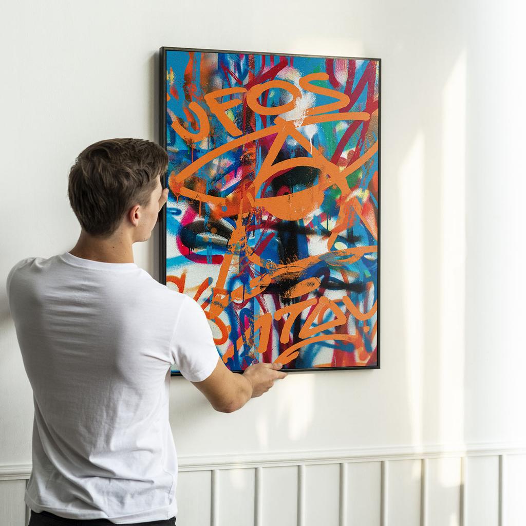 Poster Abstractions Graffiti Spray