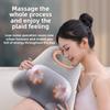 JAIYORL Rechargeable Shiatsu Portable Massager, Massage Cushion for Neck, Shoulder, Back, with Rotating Heads Heat