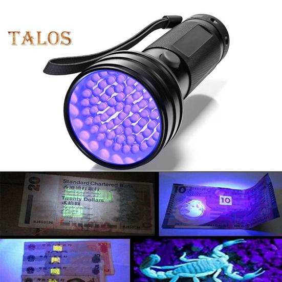 UV-Taschenlampe, Schwarzlicht, kompaktes Design, tragbar, breite Anwendung, batteriebetrieben, Ultraviolett-Schwarzlicht-Detektorlicht