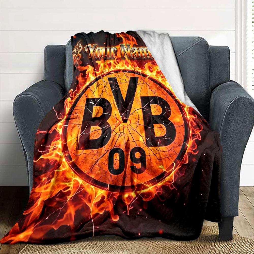 1pc Personalized Name B-BVB Blanket, Gift, for Men and Women, Soft Blanket, Good for Sofa Bed Couch Travel, Lightweight Flannel Blanket