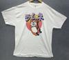 Ramune Corgi Kanji Graphic T-Shirt Men's Size X-Large White Crew Neck Lemon Soda