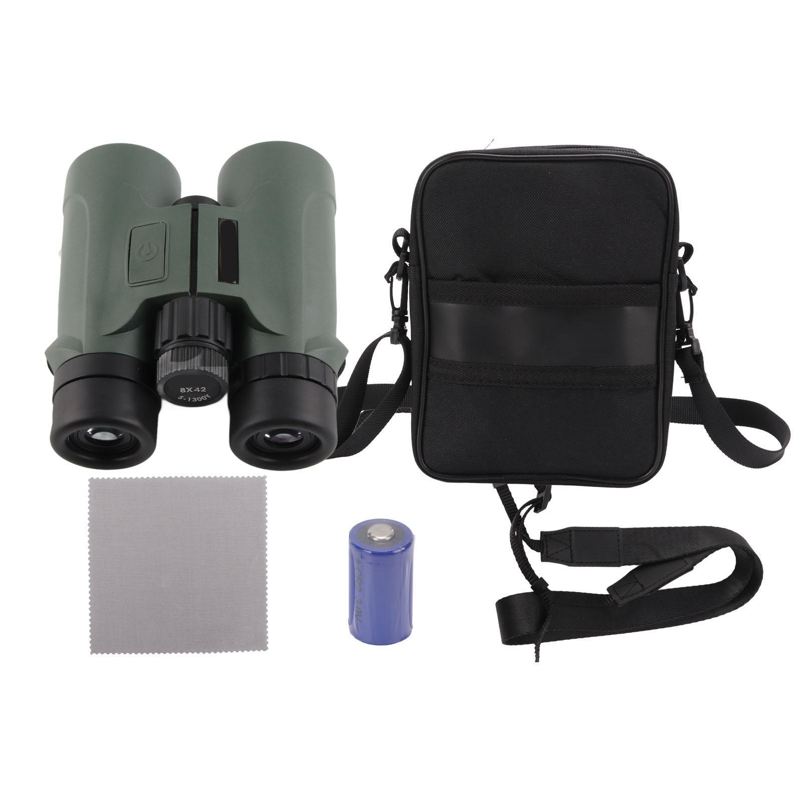 

Binocular Rangefinder ABS Waterproof Laser Antifog Handheld Binoculars for Mountaineering Hiking
