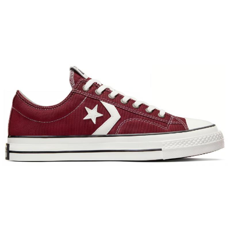 Converse Star Player 76 Lace-up Vintage Low-Top Espadrilles Unisex Cherry Red