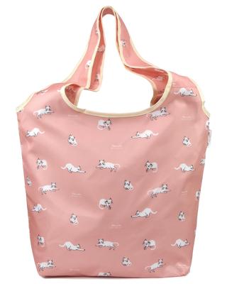 Anesu Insulated Shopping Bag with My Zipper, Foldable, Compact, Eco-Friendly, Thermal, Bag, P574, Cat/Pink