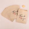 25/50Pcs Kraft Paper Candy Cookie Bag Thank You Wedding Gift Packaging Bag Guest Favors Kids Birthday Party Decoration Supplies