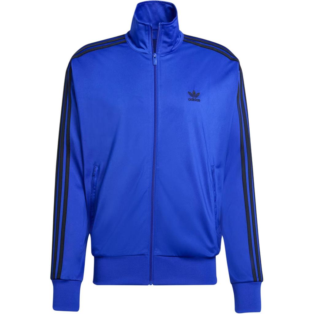 Adidas Originals Full Zip Stand Collar Long Sleeve Loose Jacket Men Jackets Blue JY1346