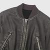 2023 Women's Imitation Leather Pilot Jacket - Spring/Autumn Motorcycle Cardigan