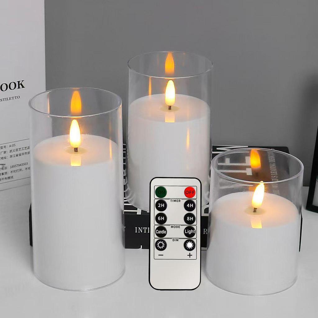 Acrylic LED Candle Light - Creative Wedding Atmosphere Decorations & Photo Props