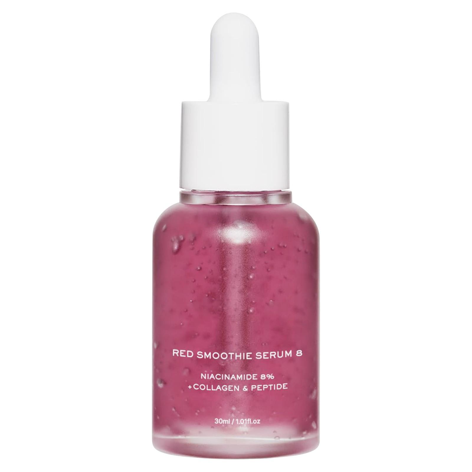 

Красный Коллаген + Пептидная Сыворотка-Смузи, 8% , C, E, Лифтинг Антивозрастная Сыворотка Для Текстуры Кожи Для Стеклянной Кожи 30мл One Size