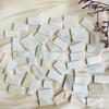 50pc Rectangle Mother of Pearl Mosaic Tiles Natural Shell Square Mosaic Pieces for Home Decoration Crafts Materials Hobbies 97