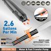 Amartisan Portable Fuel Transfer Pump Battery Powered - Gas Pump For Gas, Fuel, Diesel, Water Transfer - 2.6 GPM Multi-Use Siphon Fuel Transfer Pump