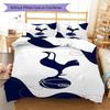 Tottenham Logo  Bedding Quilt Set Quilt Cover Pillowcase Home Decoration Birthday Gift (1 * Duvet Cover + 2 * Pillowcase, Without Core)