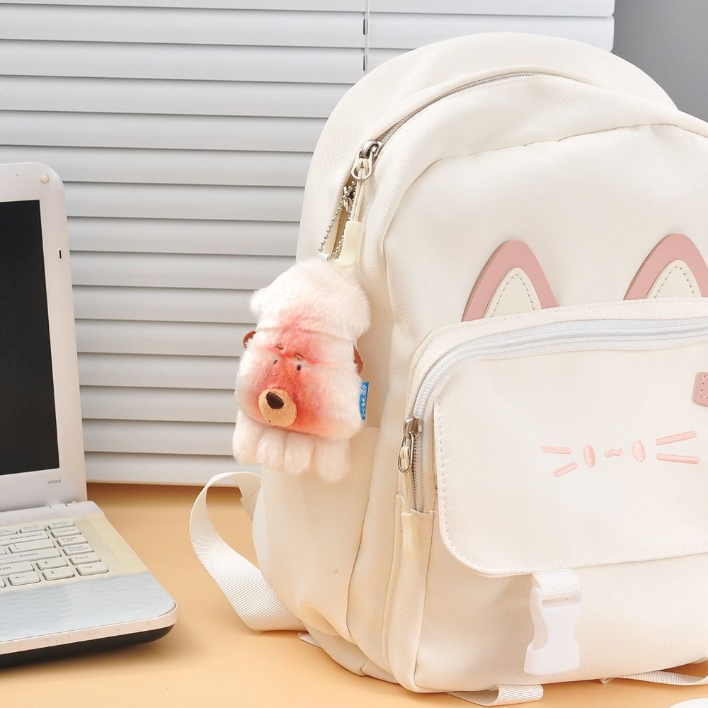 PP Cotton Squid Plush Keychain Fluffy Squid Plush Keyring Squid Plush Doll Pendant  Children