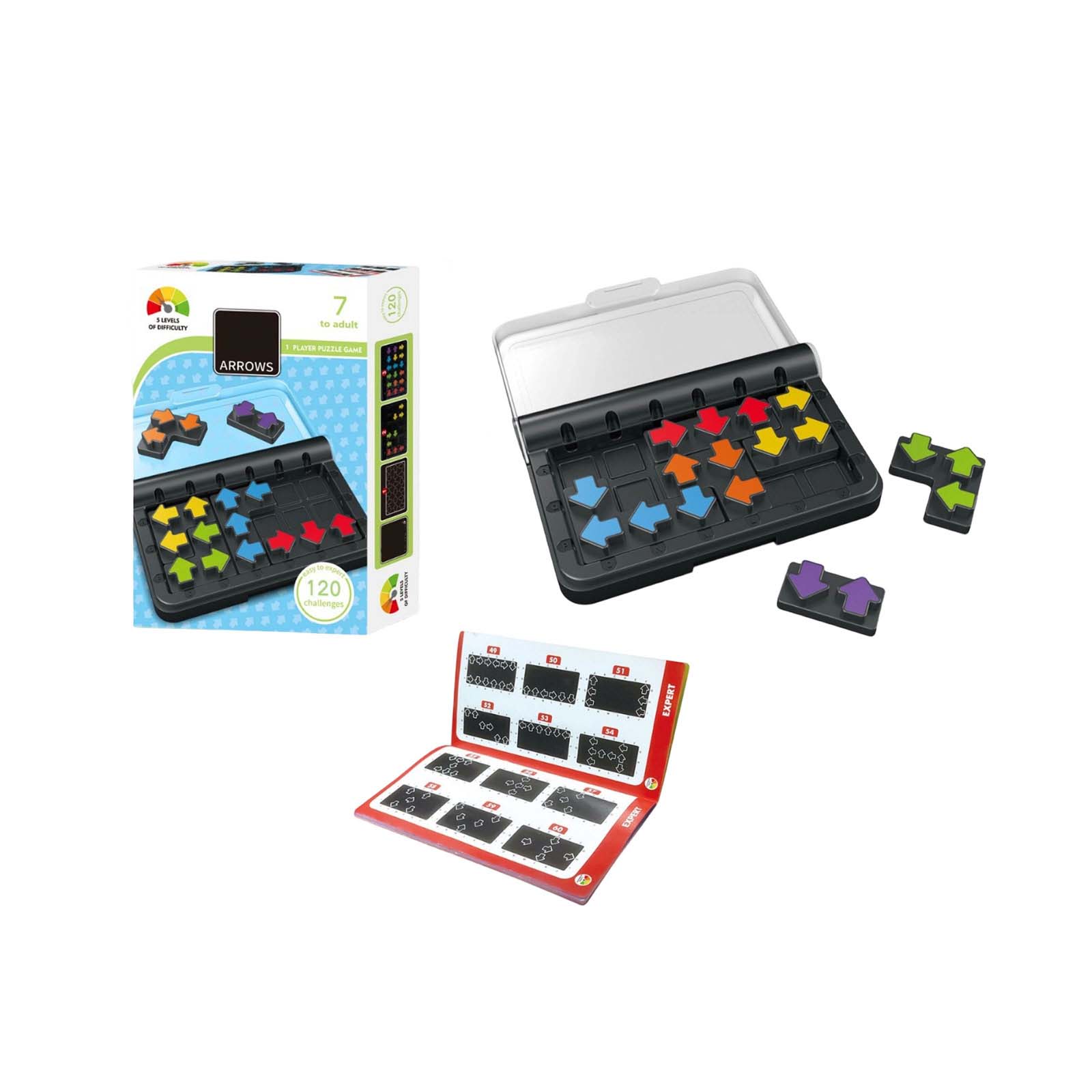 

Brain Teaser, Puzzle Game For Enhanced Thinking Skills, Portable With Case,Educational Toys Suitable For Children. One Size