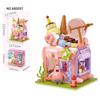 Cartoon Anime Street View Building Blocks DIY Toys Bricks Game Assembled Kids Toys Birthday Gifts Desktop Ornaments