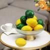 WTEMPO Double Colour Durable Fake Lemons Ornaments Artificial Lemons Fake Fruits Decorations for Kichen Party Chirstmas Decor Photography Props
