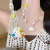 Perlen Bohemian Muschel Halskette Sommer Meeres Serie Seestern Strand Halskette Damen