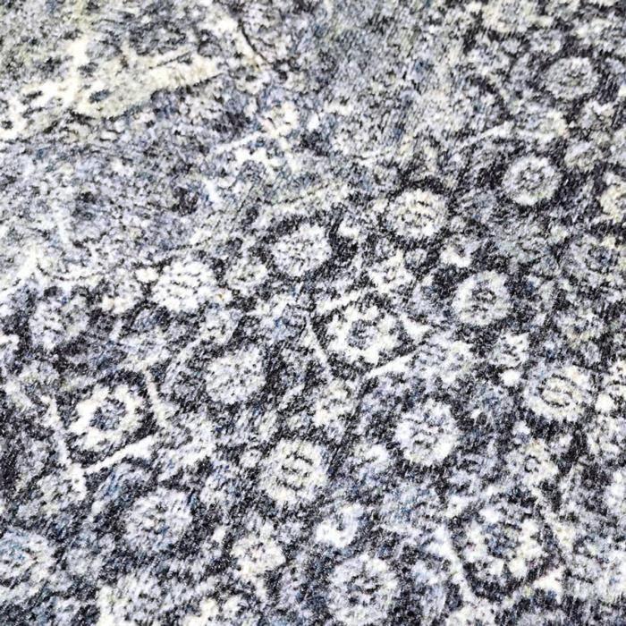 Tapis salon vintage oriental doux bleu 120x170