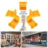 1-in-1 Tool Hanger & Dock - Wall-Mounted Battery Holder for Dewalt 18V 11V & for Milwaukee 18V Batteries