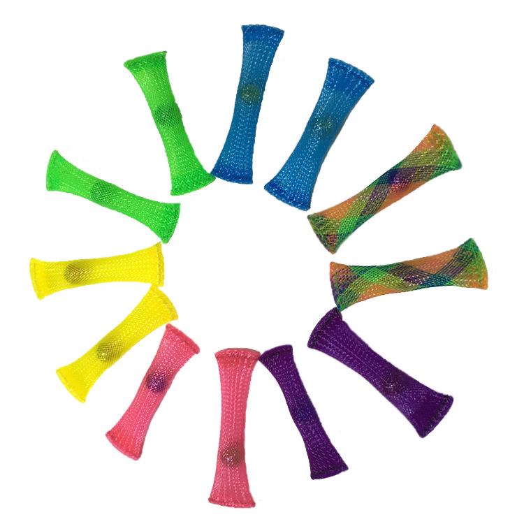 Cross-border Woven Mesh Tube Bead Stress Relief Toy