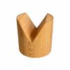 U-Shaped Wooden Taco Holder Natural Wood Grain for Restaurant Serving