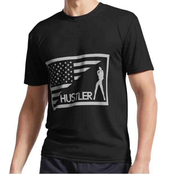 

New Hustler Flag Active Logo T-Shirt Funny Size S to 5XL S