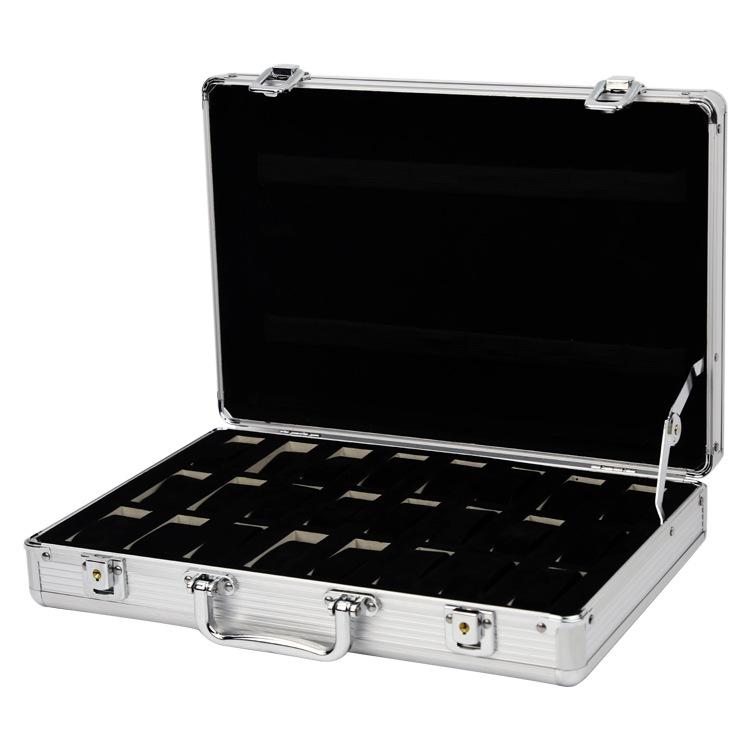 Aluminum Alloy Watch Display Box, 36 Slots
