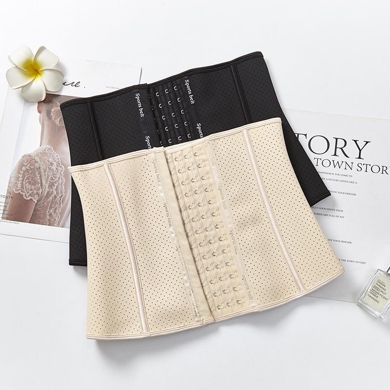 Natural Latex Tummy Control Body Shaper: Sports Fitness Waist Cincher and Lumbar Support Slimming Belt