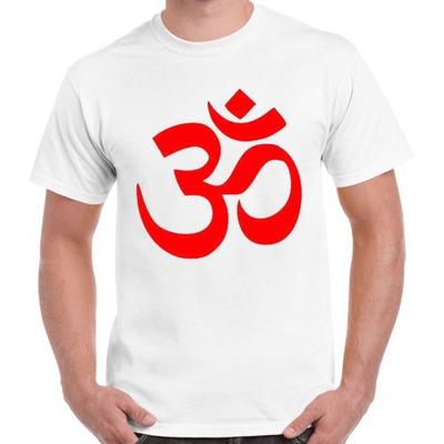 Om Aum Symbol Hinduismus Meditation Yoga Shanti Geschenk Retro Unisex T-Shirt 2395