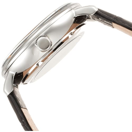 Salvatore Marra Men's Automatic Watch with Domed Crystal, SM17114-SSBK, Officially Imported, Black