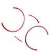Red Carbon Fiber Speedometer Panel Cover Trim For Mitsubishi Lancer 2008-2015