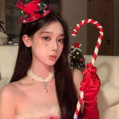 Weihnachten Niedliche Atmosphäre Elchgeweih Glocke Hut Haarnadel Damen Kopfschmuck Herbst und Winter Süß Geburtstag Foto Haaraccessoires