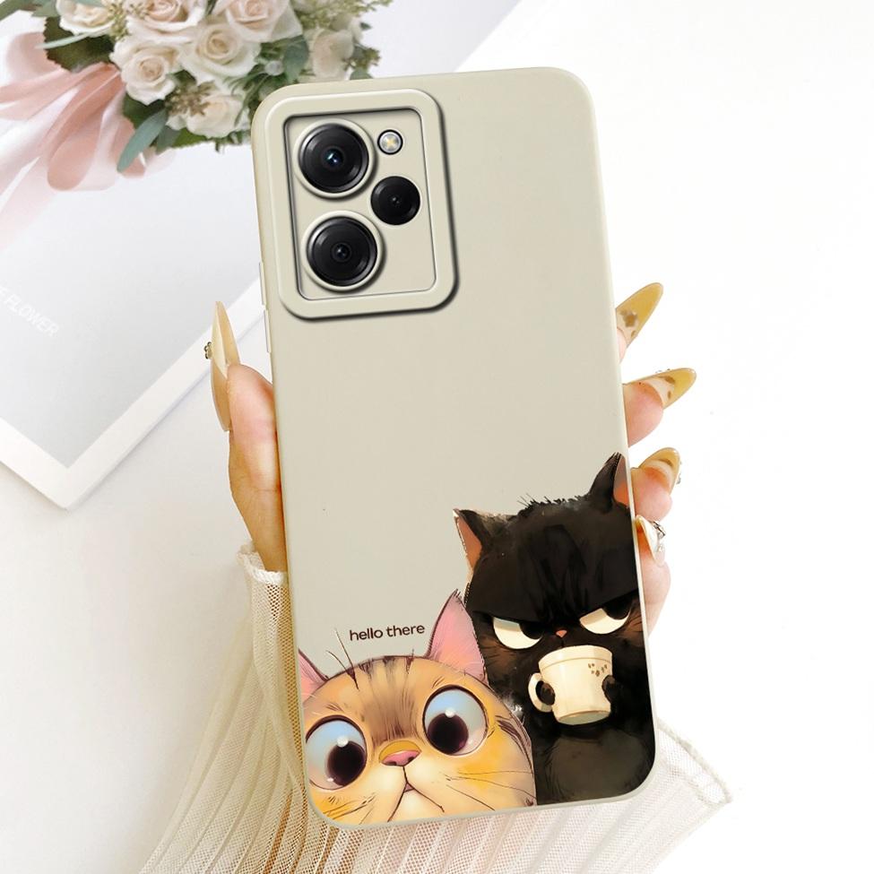 Casing For Xiaomi Poco X5 Pro 5G Cover Fashion Cartoon Cute Funny Painted Silicone Phone Case 22101320G 22101320I