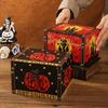 Portable Halloween Gift Box Waterproof Wooden Storage Box Halloween Candy Box  Photographic Prop