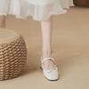 Versatile shallow mouth fairy style 2025 summer and autumn new models with skirts gentle word with thick heel Mary Jane women's shoes