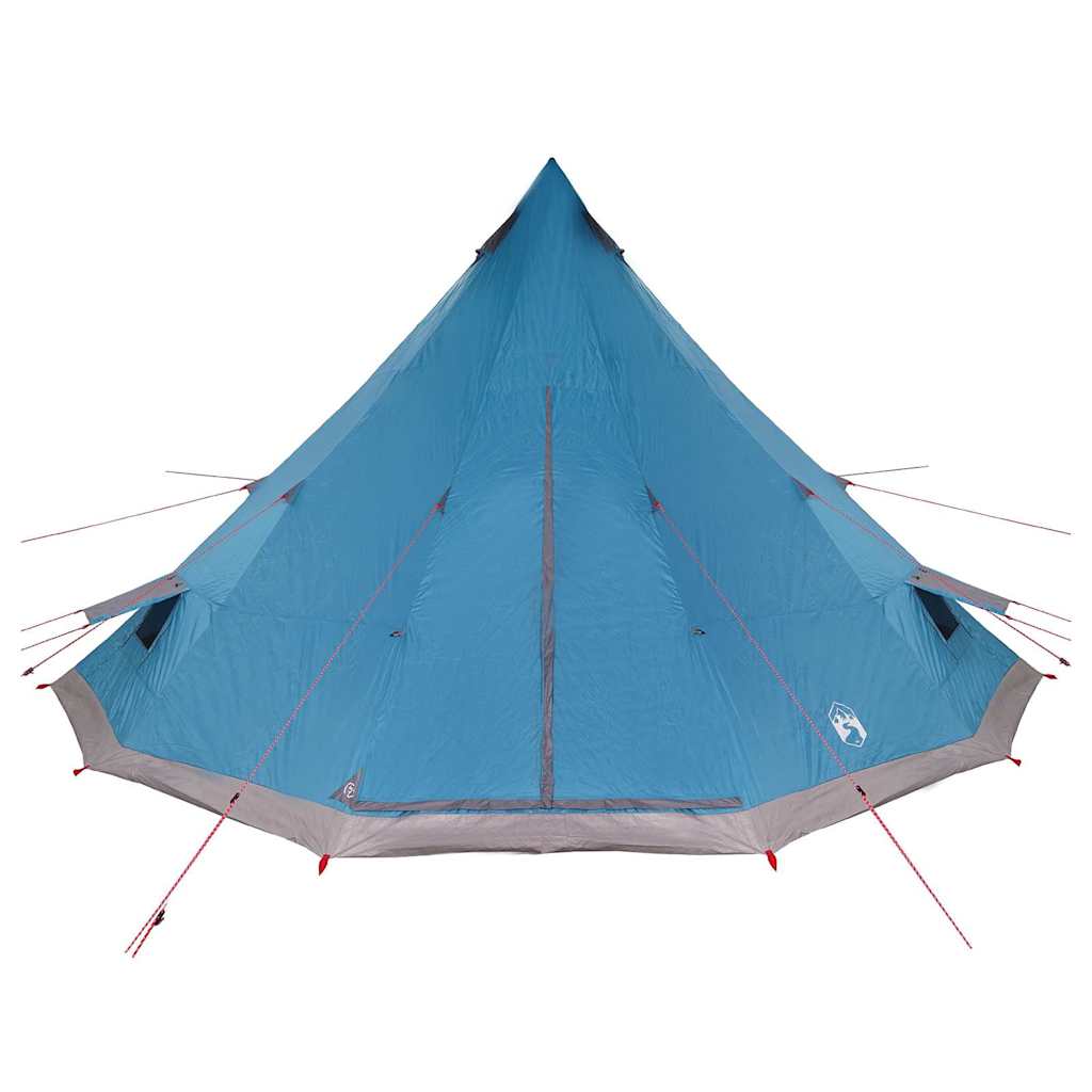 Tipi Tent with Roof and Storage Blue 560 x 560 x 300 cm Taffeta