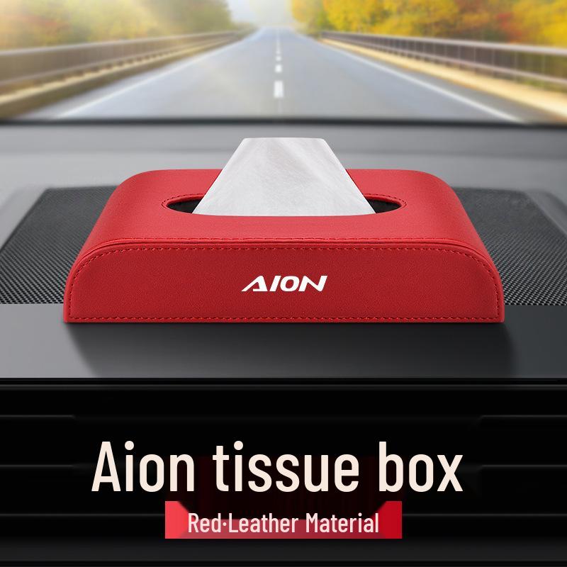 

Aion Car Models Leather Tissue Box for S/LX/V/Y/PLUS/TIME/HyperGT Interiors