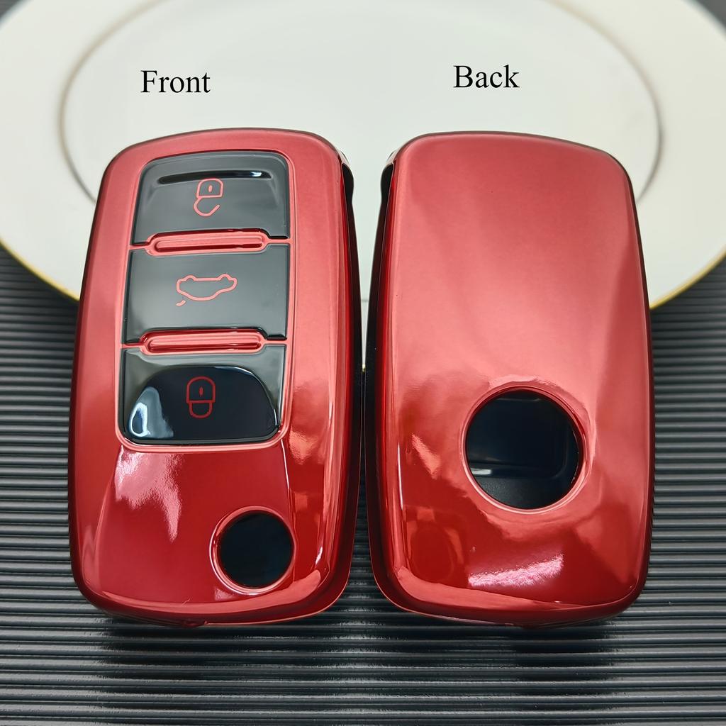 Portable Auto TPU Car Key Case Cover for VW for VOLKSWAGEN Tiguan Passat B5 B6 B7 Golf 4 5 6 MK6 Jetta Lavida for Skoda Octavia