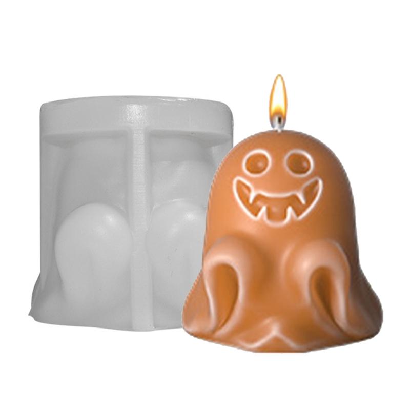 

Halloween Spirits Epoxy Resin Mold DIY Scented Candle Silicone Mold DIY Plasters Table Ornament Tool Nonstick 1