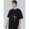 Black T Shirt with Cross and Bible Verse for I Know The Plans I Have for You Jeremiah 29 11 Christian Casual Wear