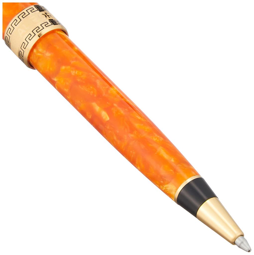 AURORA Aurora Optima Arancio Ballpoint Officially Imported 998-DOR Oil-Based Pen,