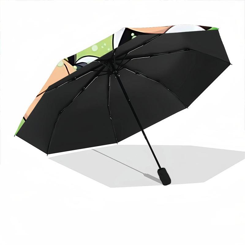 1pc Ben 10 Automatic Folding Cute Umbrella - Compact 8-Rib Design, Durable Plastic & Iron, Perfect Gift for Friends & Family, Outdoor Umbrella, Fashio