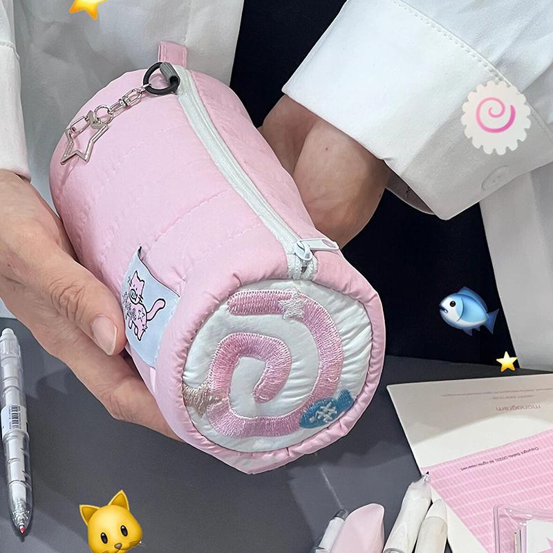 Multifunctional Makeup Pouch Large Capacity Pencil Cases For Women Girls Cute Cartoon Storage Bag Stationery School Supplies