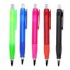 Retractable Ballpoint Pen 1.0mm Writing Pen Big Fat Pen Ballpoint Pen Black Ink Press Pen for Student Teacher